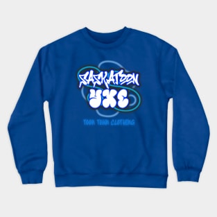 Saskatoon YXE Spray Paint in the Dark Crewneck Sweatshirt